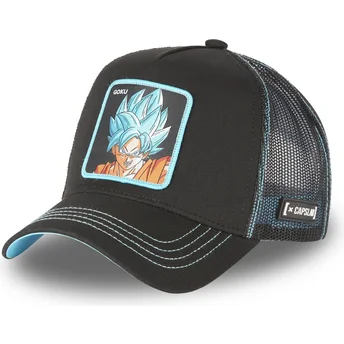 Mützen gebogen schwarz snapback Super Saiyan Blue CAS GOK1 Son Goku Dragon Ball von Capslab