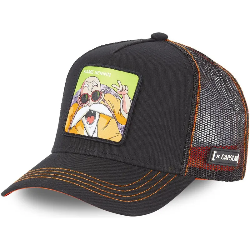 schwarze-trucker-kappe-master-roshi-db3-kam1-dragon-ball-von-capslab
