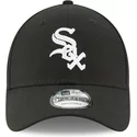 casquette-courbee-noire-ajustable-9forty-the-league-chicago-white-sox-mlb-new-era