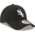 casquette-courbee-noire-ajustable-9forty-the-league-chicago-white-sox-mlb-new-era
