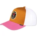 trucker-cap-braun-weiss-und-rosa-hello-gelato-hft-food-von-djinns