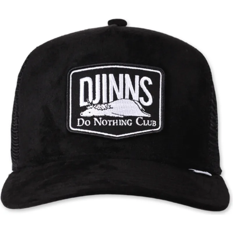 schwarze-trucker-cap-do-nothing-club-hft-dnc-30-hairy-suede-von-djinns