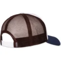 weisse-braune-und-blaue-trucker-kappe-lazy-mermaid-hft-lazy-days-are-the-best-days-von-djinns