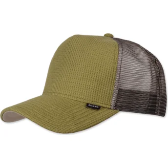 Mützen gebogen grün snapback HFT WaffleJersey von Djinns