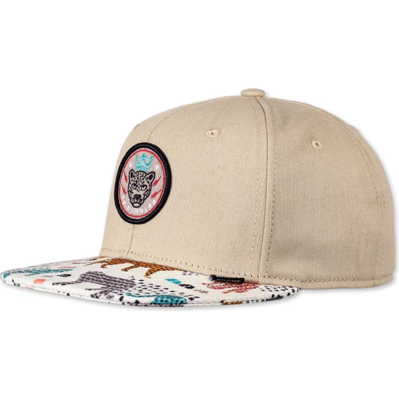 mutzen-flach-beige-snapback-von-djinns