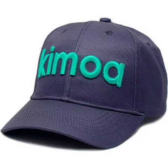 Casquette courbée bleue marine ajustable Logo Kimoa