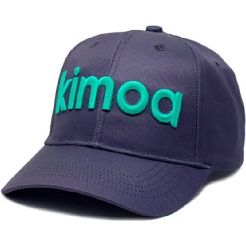 gebogene-verstellbare-marineblaue-kappe-mit-kimoa-logo gebogene-verstellbare-marineblaue-kappe-mit-kimoa-logo
