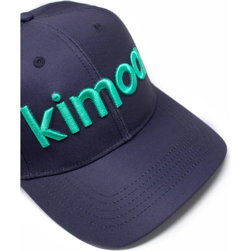 gebogene-verstellbare-marineblaue-kappe-mit-kimoa-logo gebogene-verstellbare-marineblaue-kappe-mit-kimoa-logo