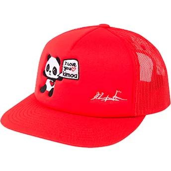 Mützen flach rot snapback by Domingo Zapata von Kimoa