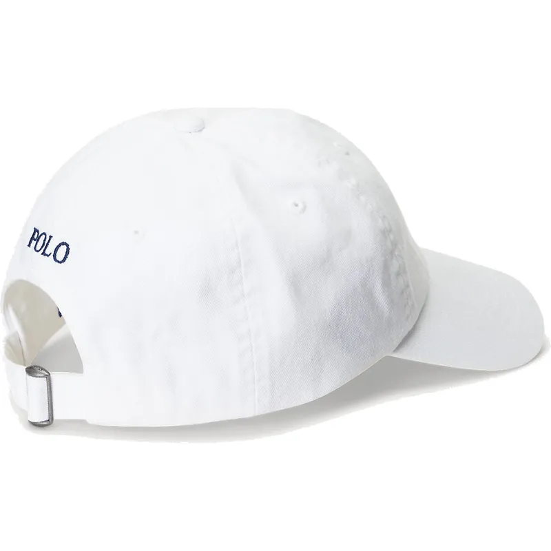 weisse-verstellbare-curved-cap-mit-blauem-logo-cotton-chino-classic-sport-von-polo-ralph-lauren