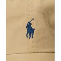 braune-verstellbare-curved-cap-mit-marineblauem-logo-cotton-chino-classic-sport-von-polo-ralph-lauren