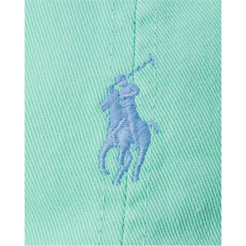 hellgrune-verstellbare-curved-cap-mit-blauem-logo-cotton-chino-classic-sport-von-polo-ralph-lauren