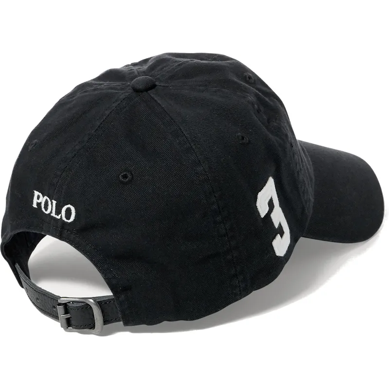 schwarze-gebogene-verstellbare-kappe-mit-weissem-big-pony-logo-chino-classic-sport-von-polo-ralph-lauren