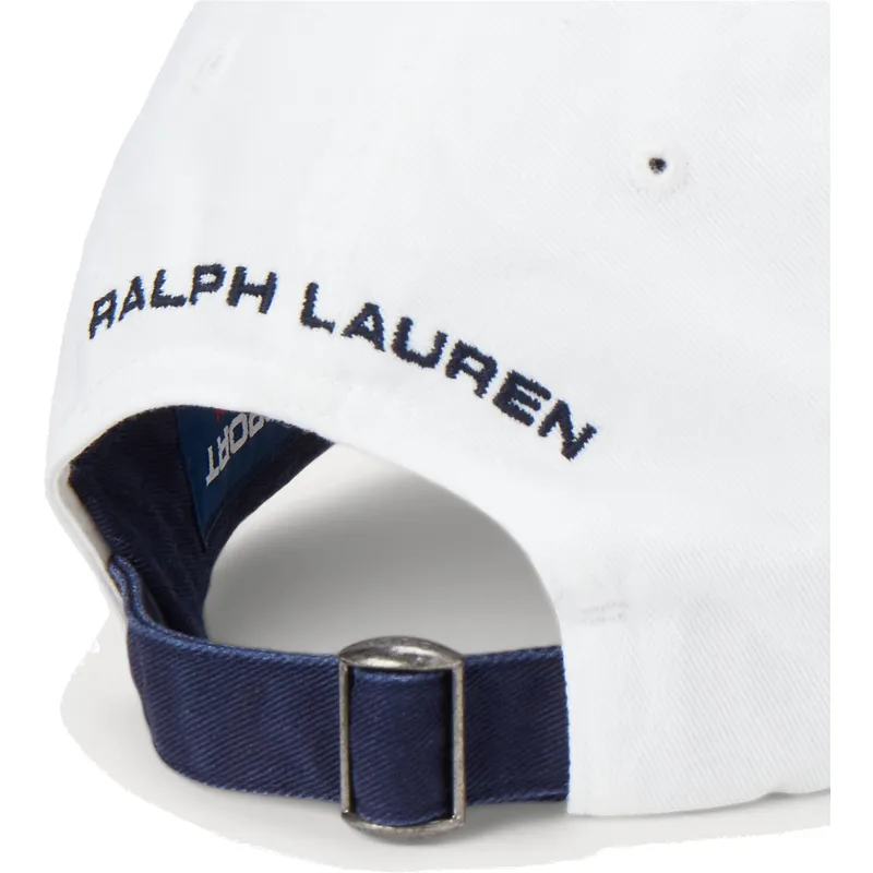 mutzen-gebogen-weiss-verstellbares-band-von-polo-ralph-lauren mutzen-gebogen-weiss-verstellbares-band-von-polo-ralph-lauren