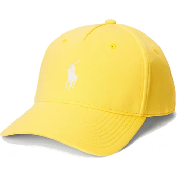 Casquette courbée jaune snapback avec logo blanc Ponte Darted Modern Sport Polo Ralph Lauren