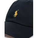 polo-ralph-lauren-curved-brim-golden-logo-cotton-chino-classic-sport-black-adjustable-cap