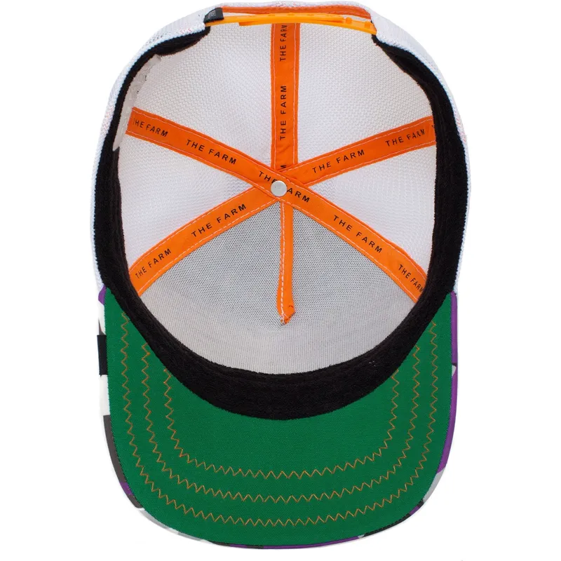 trucker-cap-camouflage-violett-ente-odd-lil-strange-duck-the-farm-von-goorin-bros