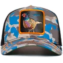 trucker-cap-camouflage-blau-fasan-lucky-luck-stays-down-the-farm-von-goorin-bros