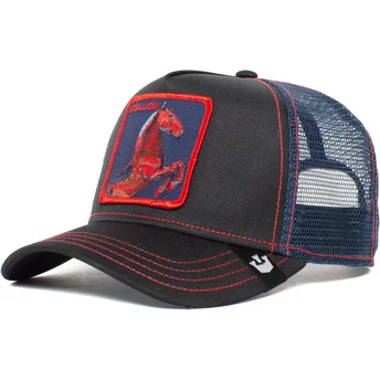 schwarze-trucker-kappe-pferd-stallion-trip-the-farm-von-goorin-bros