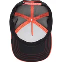 trucker-cap-schwarz-und-rot-panther-black-panther-dark-shines-the-farm-von-goorin-bros
