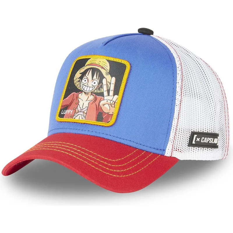 trucker-cap-blau-weiss-und-rot-monkey-d-luffy-op2-luf2-one-piece-von-capslab trucker-cap-blau-weiss-und-rot-monkey-d-luffy-op2-luf2-one-piece-von-capslab