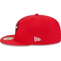 casquette-plate-rouge-ajustee-59fifty-draft-edition-2023-chicago-bulls-nba-new-era