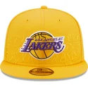 mutzen-flach-gelb-snapback-9fifty-draft-edition-2023-der-los-angeles-lakers-nba-von-new-era