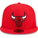 rote-flache-snapback-kappe-9fifty-draft-edition-2023-der-chicago-bulls-nba-von-new-era