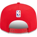 rote-flache-snapback-kappe-9fifty-draft-edition-2023-der-chicago-bulls-nba-von-new-era