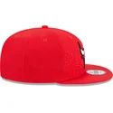 rote-flache-snapback-kappe-9fifty-draft-edition-2023-der-chicago-bulls-nba-von-new-era