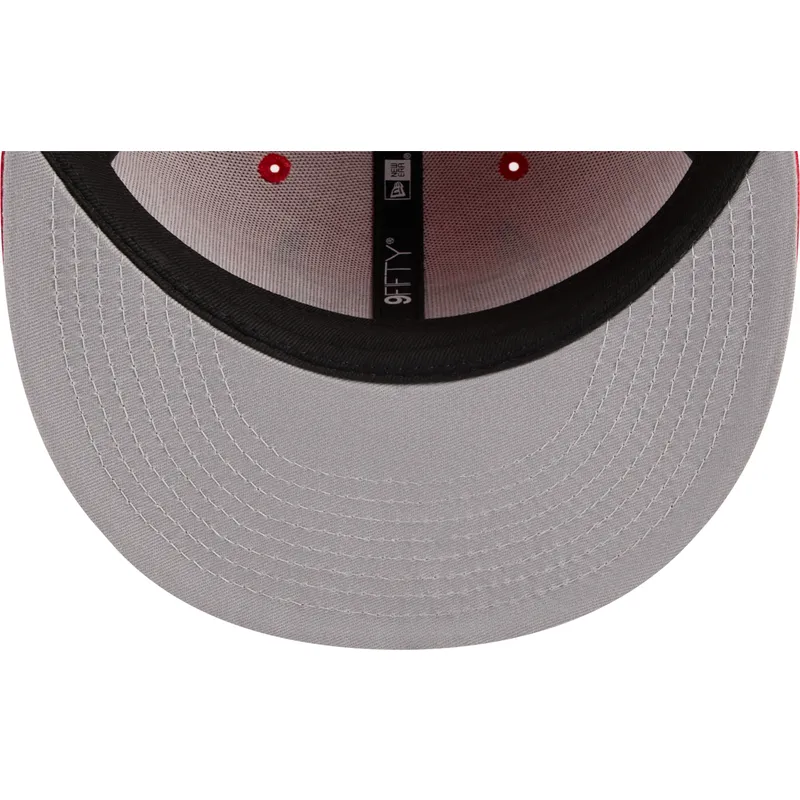 rote-flache-snapback-kappe-9fifty-draft-edition-2023-der-chicago-bulls-nba-von-new-era