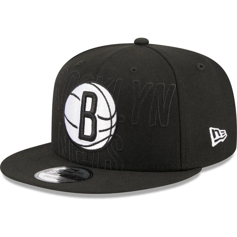 schwarze-flache-snapback-kappe-9fifty-draft-edition-2023-der-brooklyn-nets-nba-von-new-era schwarze-flache-snapback-kappe-9fifty-draft-edition-2023-der-brooklyn-nets-nba-von-new-era