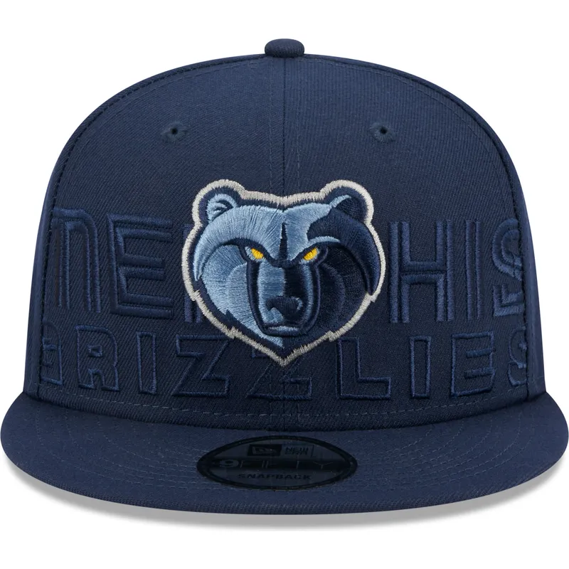 mutzen-flach-marineblau-snapback-9fifty-draft-edition-2023-der-memphis-grizzlies-nba-von-new-era