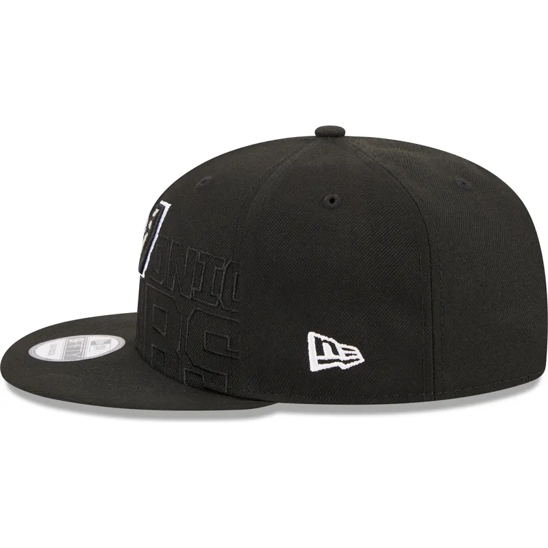 mutzen-flach-schwarz-snapback-9fifty-draft-edition-2023-der-san-antonio-spurs-nba-von-new-era