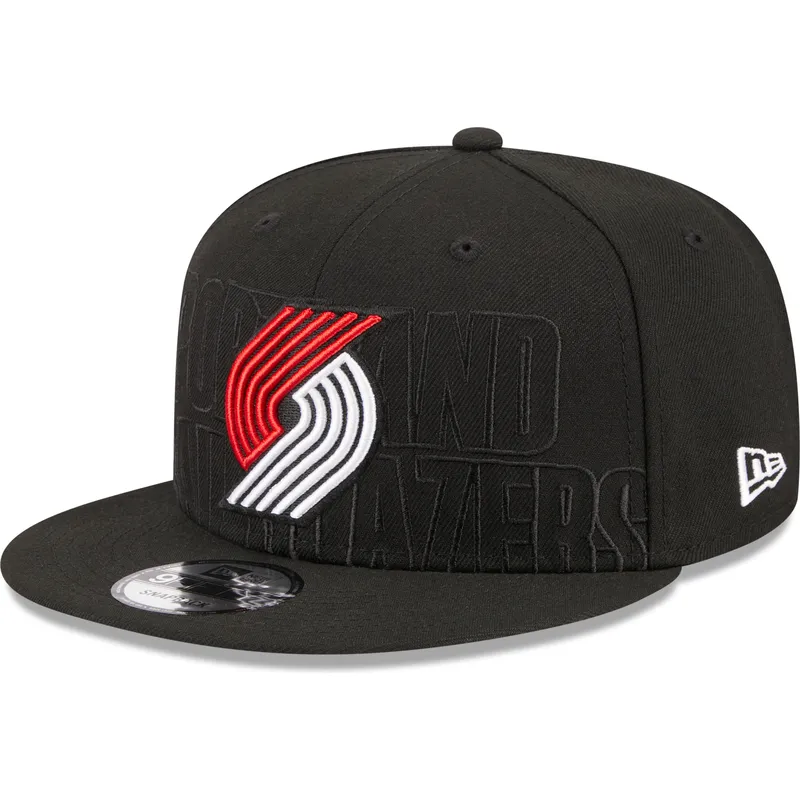 schwarze-flache-snapback-kappe-9fifty-draft-edition-2023-der-portland-trail-blazers-nba-von-new-era schwarze-flache-snapback-kappe-9fifty-draft-edition-2023-der-portland-trail-blazers-nba-von-new-era