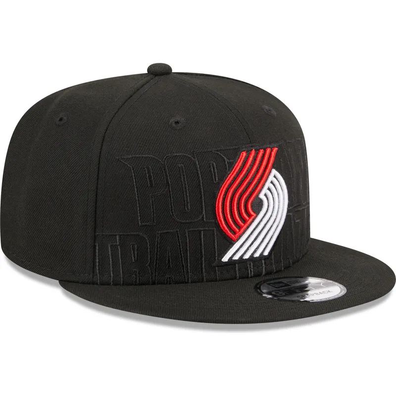 schwarze-flache-snapback-kappe-9fifty-draft-edition-2023-der-portland-trail-blazers-nba-von-new-era schwarze-flache-snapback-kappe-9fifty-draft-edition-2023-der-portland-trail-blazers-nba-von-new-era
