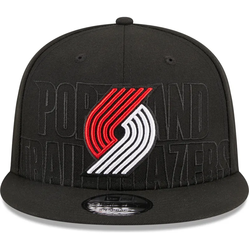schwarze-flache-snapback-kappe-9fifty-draft-edition-2023-der-portland-trail-blazers-nba-von-new-era schwarze-flache-snapback-kappe-9fifty-draft-edition-2023-der-portland-trail-blazers-nba-von-new-era