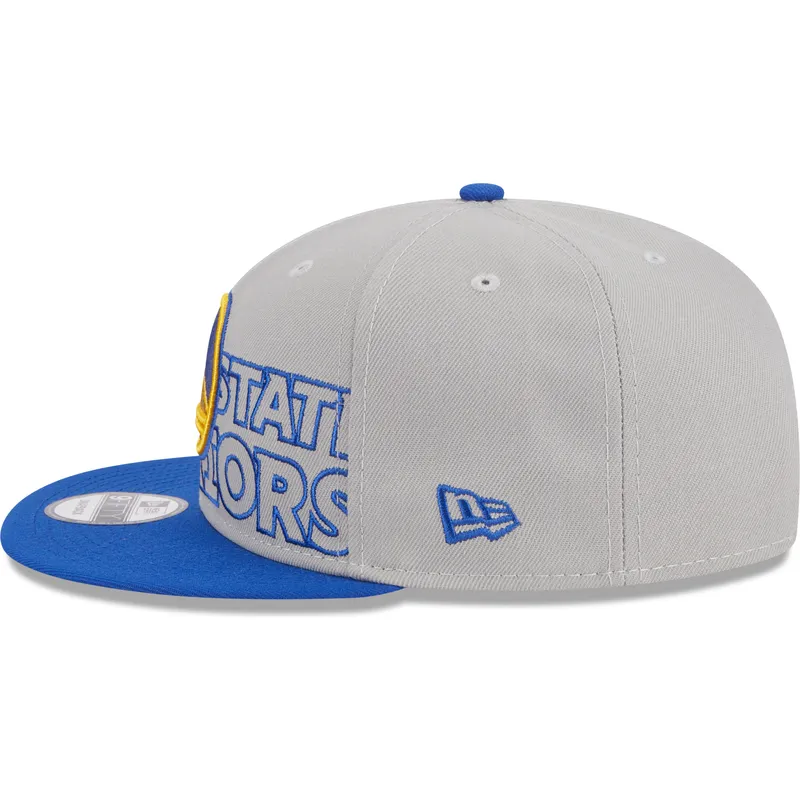 mutzen-flach-grau-snapback-9fifty-draft-edition-2023-der-golden-state-warriors-nba-von-new-era