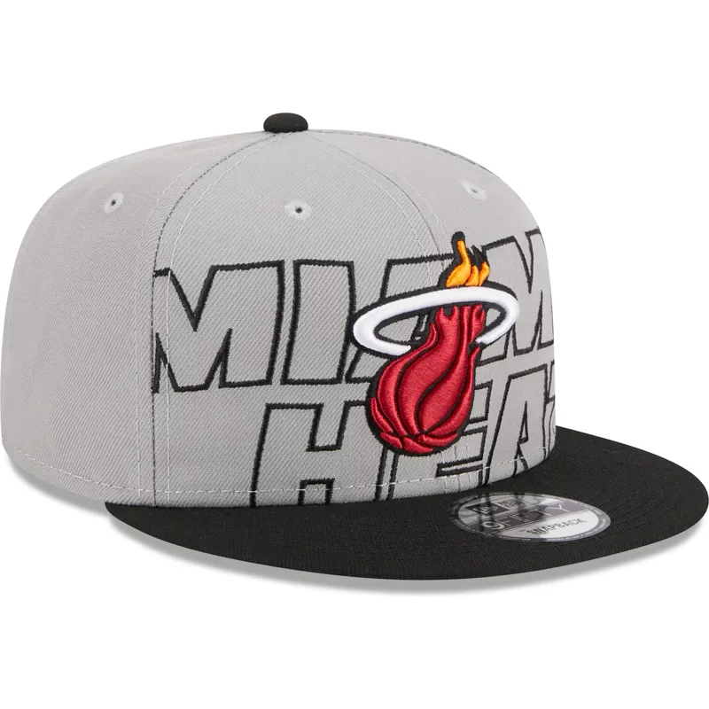 mutzen-flach-grau-snapback-9fifty-draft-edition-2023-der-miami-heat-nba-von-new-era