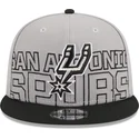 mutzen-flach-grau-snapback-9fifty-draft-edition-2023-der-san-antonio-spurs-nba-von-new-era