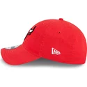 rote-verstellbare-gebogene-kappe-9twenty-draft-edition-2023-der-chicago-bulls-nba-von-new-era