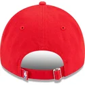 rote-verstellbare-gebogene-kappe-9twenty-draft-edition-2023-der-chicago-bulls-nba-von-new-era