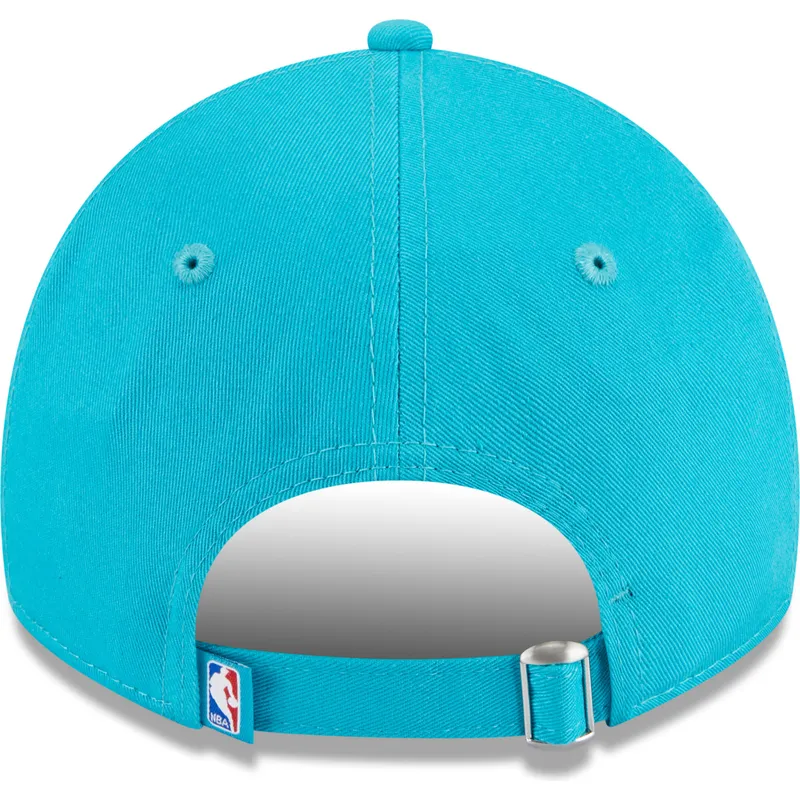 blaue-verstellbare-gebogene-kappe-9twenty-draft-edition-2023-der-charlotte-hornets-nba-von-new-era