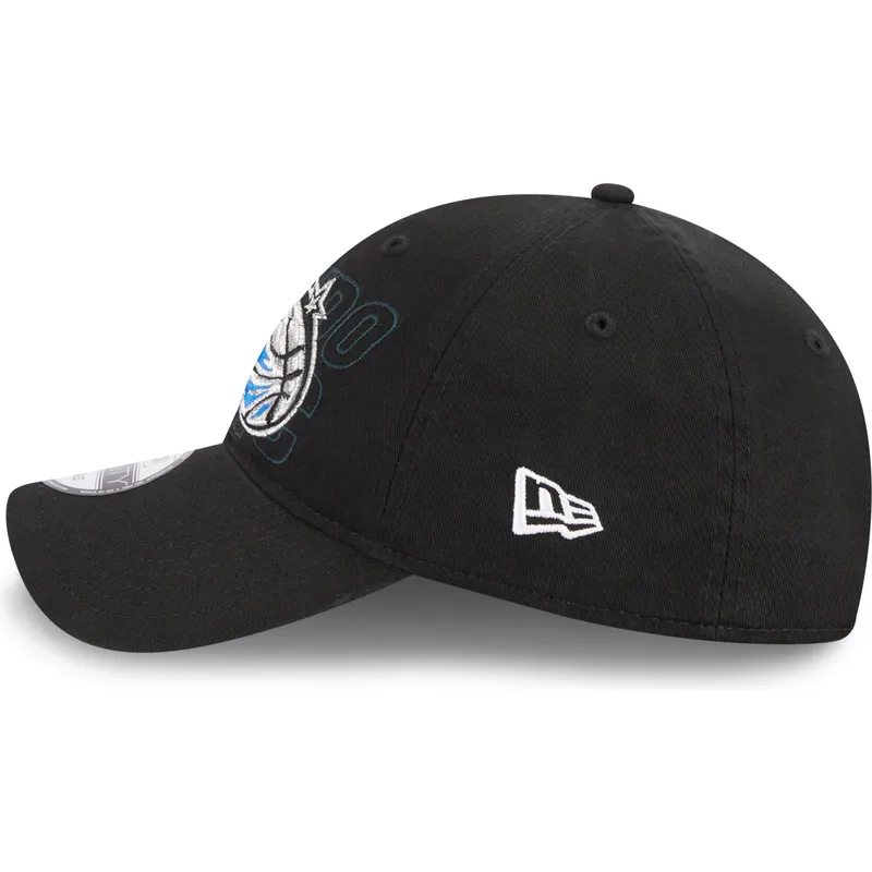 schwarze-verstellbare-gebogene-kappe-9twenty-draft-edition-2023-von-orlando-magic-nba-von-new-era