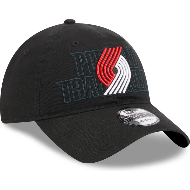 schwarze-verstellbare-gebogene-kappe-9twenty-draft-edition-2023-der-portland-trail-blazers-nba-von-new-era schwarze-verstellbare-gebogene-kappe-9twenty-draft-edition-2023-der-portland-trail-blazers-nba-von-new-era