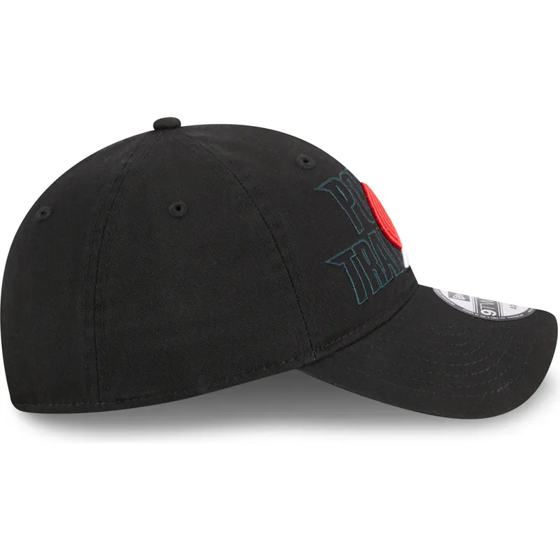 schwarze-verstellbare-gebogene-kappe-9twenty-draft-edition-2023-der-portland-trail-blazers-nba-von-new-era schwarze-verstellbare-gebogene-kappe-9twenty-draft-edition-2023-der-portland-trail-blazers-nba-von-new-era