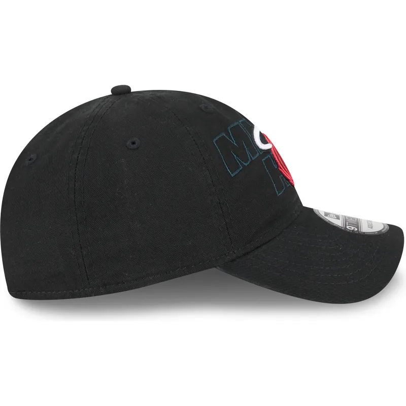 schwarze-verstellbare-gebogene-kappe-9twenty-draft-edition-2023-von-miami-heat-nba-von-new-era schwarze-verstellbare-gebogene-kappe-9twenty-draft-edition-2023-von-miami-heat-nba-von-new-era