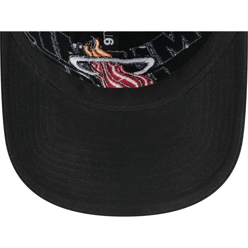 schwarze-verstellbare-gebogene-kappe-9twenty-draft-edition-2023-von-miami-heat-nba-von-new-era schwarze-verstellbare-gebogene-kappe-9twenty-draft-edition-2023-von-miami-heat-nba-von-new-era