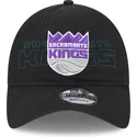 casquette-courbee-noire-ajustable-9twenty-draft-edition-2023-sacramento-kings-nba-new-era