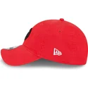 rote-verstellbare-gebogene-kappe-9twenty-draft-edition-2023-der-toronto-raptors-nba-von-new-era